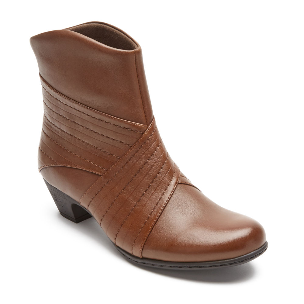 Rockport Womens Booties Brown - Faline X - UK 348-KCAZXW